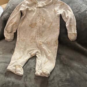 Carter's Gray One Piece with Gold Accents